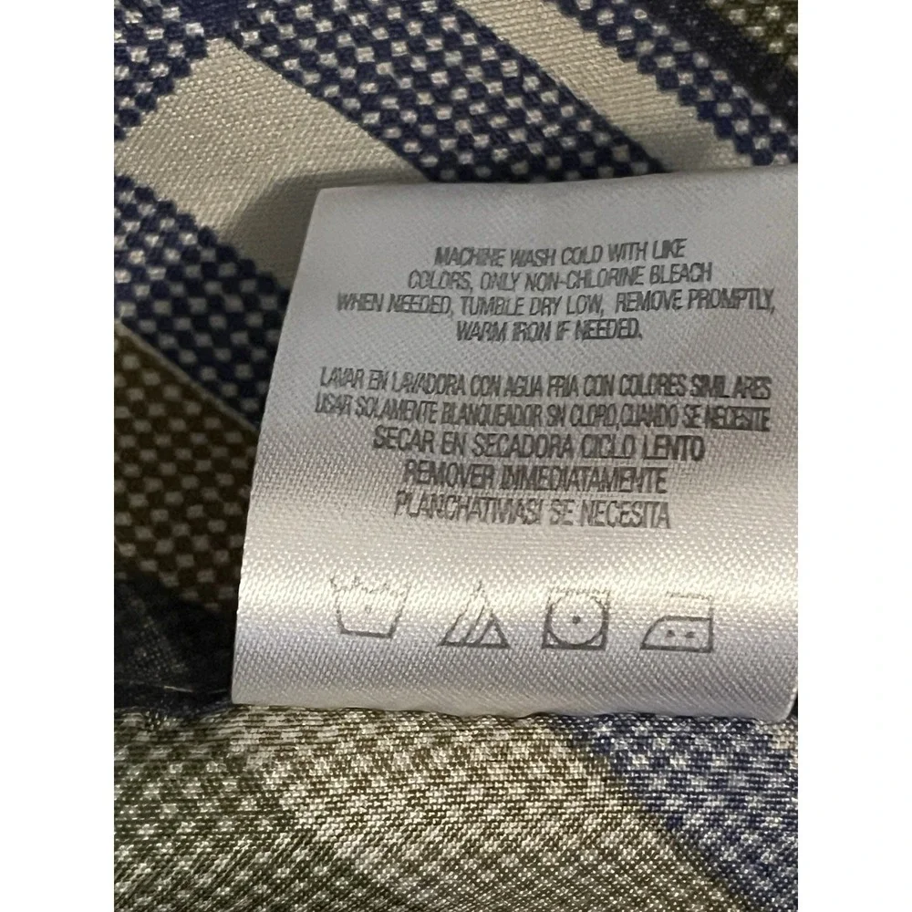 Army Green & Navy Plaid Type Single Standard Pillowcase‎ Sham 22